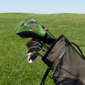 Fotografie van een roodkeelkolibrie golfheadcover (Insitu)