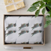 Fotografie van een roodkeelkolibrie tissuepapier (Geschenk)