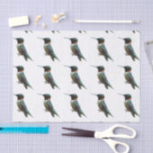 Fotografie van een roodkeelkolibrie tissuepapier (Craft)