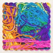 Fotografie van Garens Tangles Kartonnen Onderzetters (Voorkant)