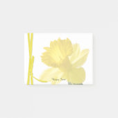 Fotografie van geel Daffodil Post-it® Notes (Voorkant)