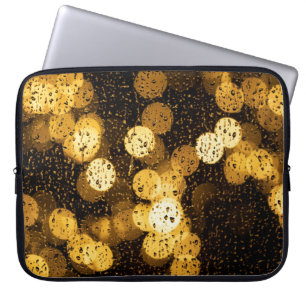 Fotografie van gele lichten laptop sleeve