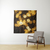 Fotografie van gele lichten wandkleed (In Situ (horizontaal))