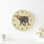 Fotografie van gepotte wilde kat grote klok (Huis)