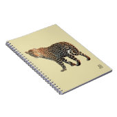 Fotografie van gepotte wilde kat notitieboek (Rechterzijde)