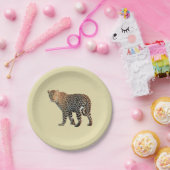 Fotografie van gepotte wilde kat papieren bordje (Feest)