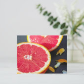 Fotografie van grapefruitfruit briefkaart (Staand voorkant)