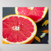 Fotografie van grapefruitfruit poster (Voorkant)