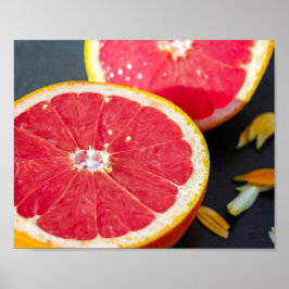 Fotografie van grapefruitfruit poster