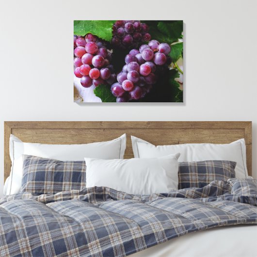 Fotografie van grapevine Fruit Canvas Afdruk (Insitu (Slaapkamer))