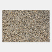 Fotografie van grind en zand Natuur Inpakpapier Vel (Voorkant 2)