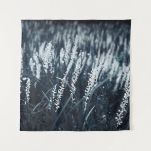 FOTOGRAFIE VAN GROENE PLANT WANDKLEED