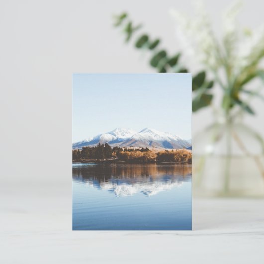Fotografie van het bergmeer briefkaart (Staand voorkant)