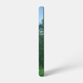 Fotografie van het groene boslandschap samsung galaxy hoesje (Linkerkant)