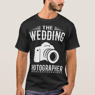Fotografie van het huwelijk Funny Camera T-shirt