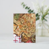 Fotografie van het Italiaans Apple Rosemary Focacc Briefkaart (Staand voorkant)