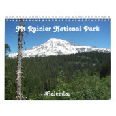 Fotografie van het nationale park Rainier Kalender (Hoes)