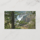 Fotografie van het nationale park Yellowstone Visitekaartje (Achterkant)