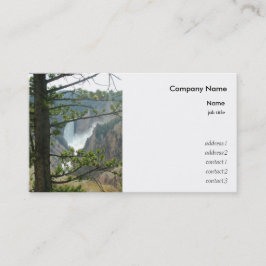 Fotografie van het nationale park Yellowstone Visitekaartje