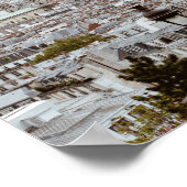 Fotografie van het panorama van Parijs Poster (Hoek)