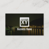 Fotografie van het Uitzicht Monogram Night Visitekaartje (Voorkant)