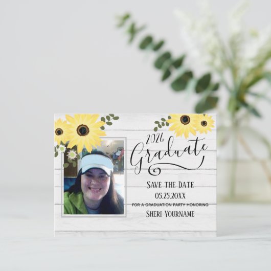 Fotografie van hout - Opslaan van datum I Briefkaart (Staand voorkant)