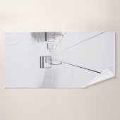 FOTOGRAFIE VAN KABELAUTO'S BADHANDDOEK (Badhanddoek)