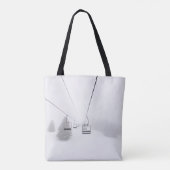FOTOGRAFIE VAN KABELAUTO'S TOTE BAG (Achterkant)