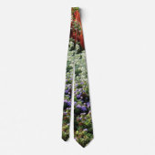 Fotografie van kleurrijke plantenTie Stropdas (Achterkant)