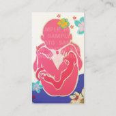 Fotografie van kunstenaar of fotograaf Zwarte Foto Visitekaartje (Achterkant)