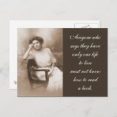 Fotografie van  lezer briefkaart (Voorkant / Achterkant)