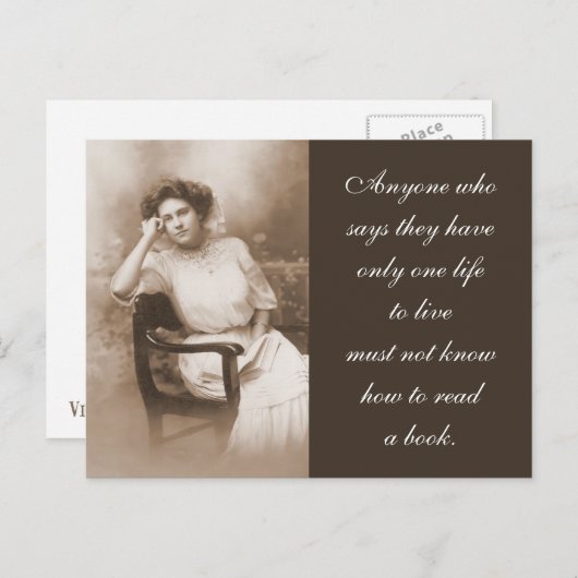 Fotografie van lezer briefkaart (Voorkant / Achterkant)