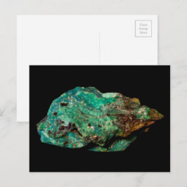 Fotografie van Malachite Green Mineral Rock Natuur Briefkaart