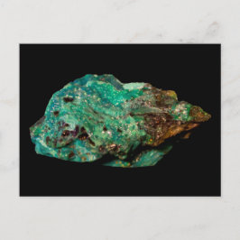Fotografie van Malachite Green Mineral Rock Natuur Briefkaart