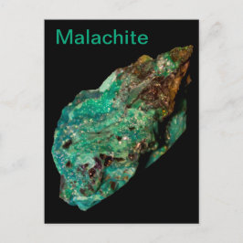 Fotografie van Malachite Green Mineral Rock Natuur Briefkaart