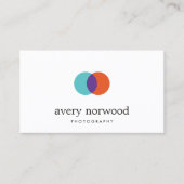 Fotografie van moderne filmfotograaf visitekaartje (Voorkant)