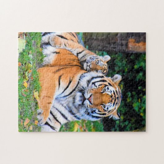 Fotografie van moeder en baby legpuzzel (Horizontaal)