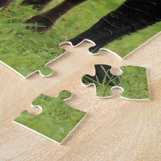 Fotografie van moeder en baby legpuzzel (Zijkant)