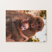 Fotografie van moeder en baby legpuzzel (Horizontaal)