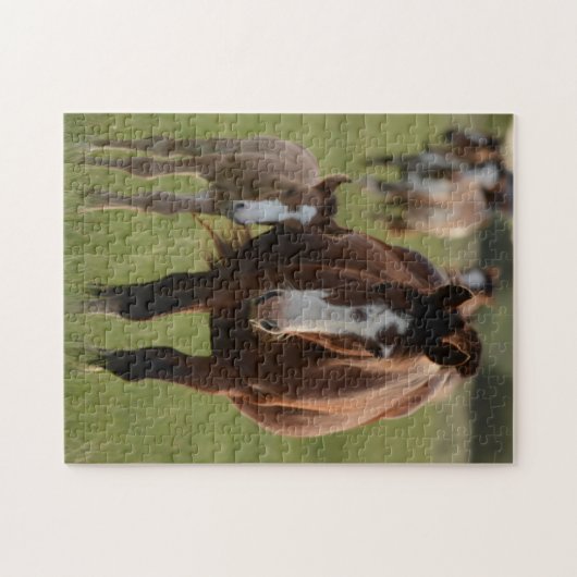 Fotografie van moeder en kind legpuzzel (Horizontaal)