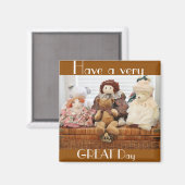 Fotografie van  speelgoed, Beren, konijn en doll Magneet (Voorkant / Achterkant)