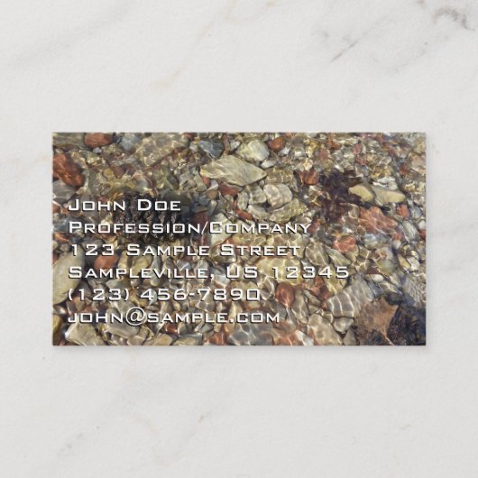 Fotografie van Taylor Creek Natuur Visitekaartje (Voorkant)