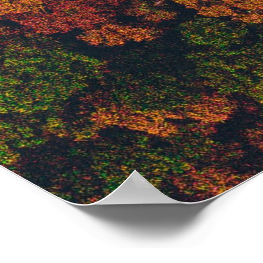 Fotografie van uitzicht vanuit de lucht poster (Hoek)