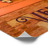 Fotografie van Venetië Canal Living Windows Flower Poster (Hoek)