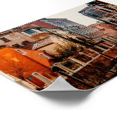 Fotografie van Venice Gondola Canal Italië Poster (Hoek)