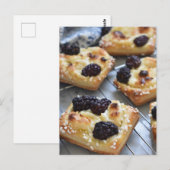 Fotografie van voedingsmiddelen Cream Cheese Black Briefkaart (Voorkant / Achterkant)