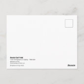 Fotografie van voedingsmiddelen Cream Cheese Black Briefkaart (Achterkant)