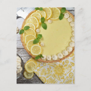 Fotografie van voedingsmiddelen Tarte au Citron Le Briefkaart