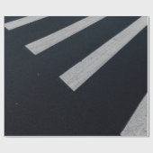 Fotografie van voetgangersrijstrook cadeaupapier (Vlak)