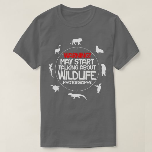 Fotografie van wilde dieren (2) t-shirt (Design voorkant)